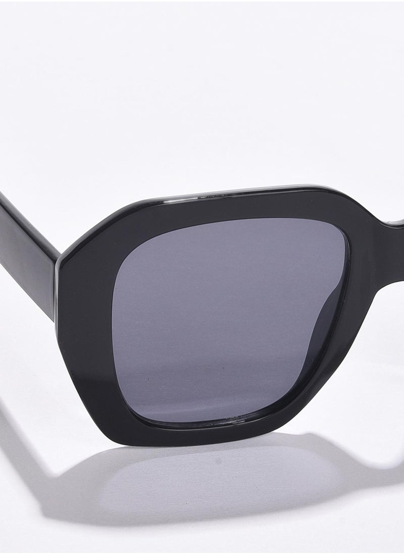 Haute Sauce Black Lens Black Oversized Sunglasses  - Image 2