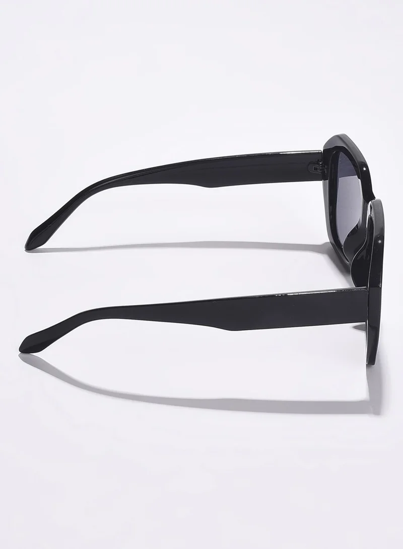 Haute Sauce Black Lens Black Oversized Sunglasses