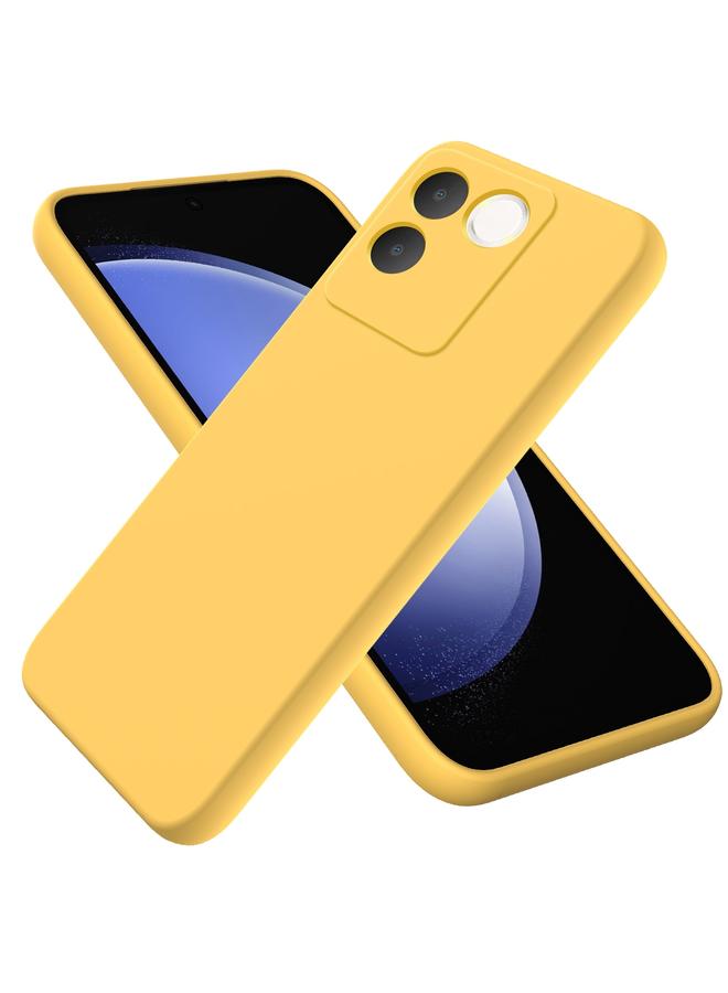 إيروريكس جراب لهاتف vivo T2 Pro/S17e/iQOO Z7 Pro، مصنوع من السيليكون السائل بلون سادة، مقاوم للسقوط، بتغطية كاملة - Image 1