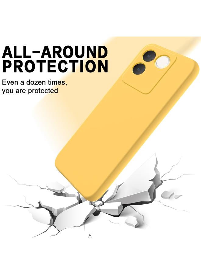 إيروريكس جراب لهاتف vivo T2 Pro/S17e/iQOO Z7 Pro، مصنوع من السيليكون السائل بلون سادة، مقاوم للسقوط، بتغطية كاملة - Image 3