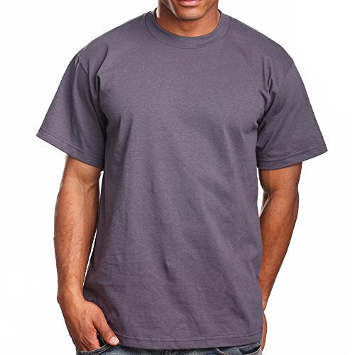 PRO 5 Super Heavy Mens T-Shirt, Medium, Dark Grey - Image 1