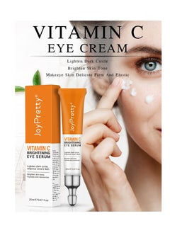 JoyPretty Vitamin C Brightening Eye Cream Serum Remove Dark Circles Eye Bags Wrinkles And Fine Lines 20 ml  - Image 2