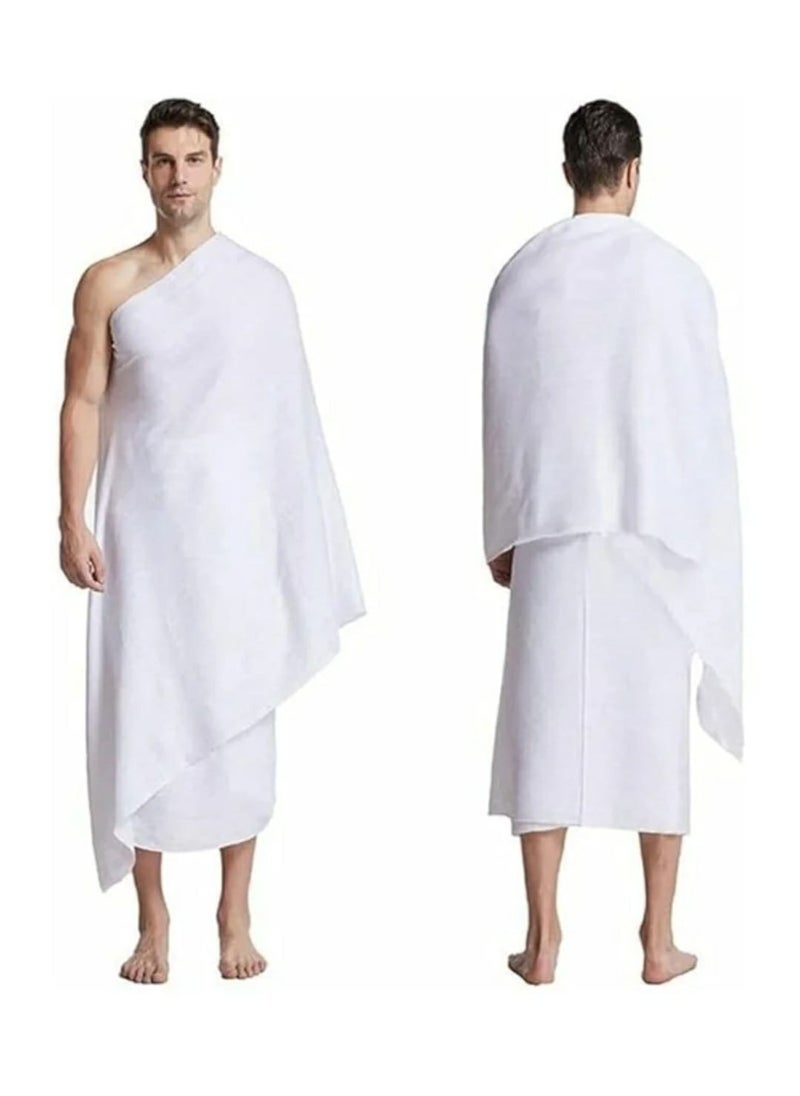 Ihram Towel For Men For Hajj And Umrah Soft Finish Light Weight