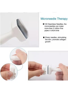 PRIME Derma Stamp Dermastamp 140 Tips 1 mm Titanium Microneedle Stamper Auto Derma Pen Dermapen Professional Microneedling Real Individual Micro Needles Dermabrasion For Face Body Hair Beard Growth  - Image 2