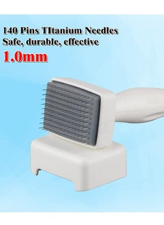 PRIME Derma Stamp Dermastamp 140 Tips 1 mm Titanium Microneedle Stamper Auto Derma Pen Dermapen Professional Microneedling Real Individual Micro Needles Dermabrasion For Face Body Hair Beard Growth  - Image 5