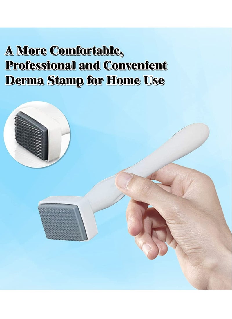 Derma Stamp Dermastamp 140 Tips 1 mm Titanium Microneedle Stamper Auto Derma Pen Dermapen Professional Microneedling Real Individual Micro Needles Dermabrasion For Face Body Hair Beard Growth