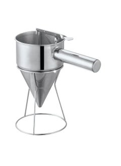BAIG Stainless Steel Piston Funnel With Support For Sauce Cream Dosing Chocolate Pastry Dispenser Waffle Making Kitchen Tool  - Image 4