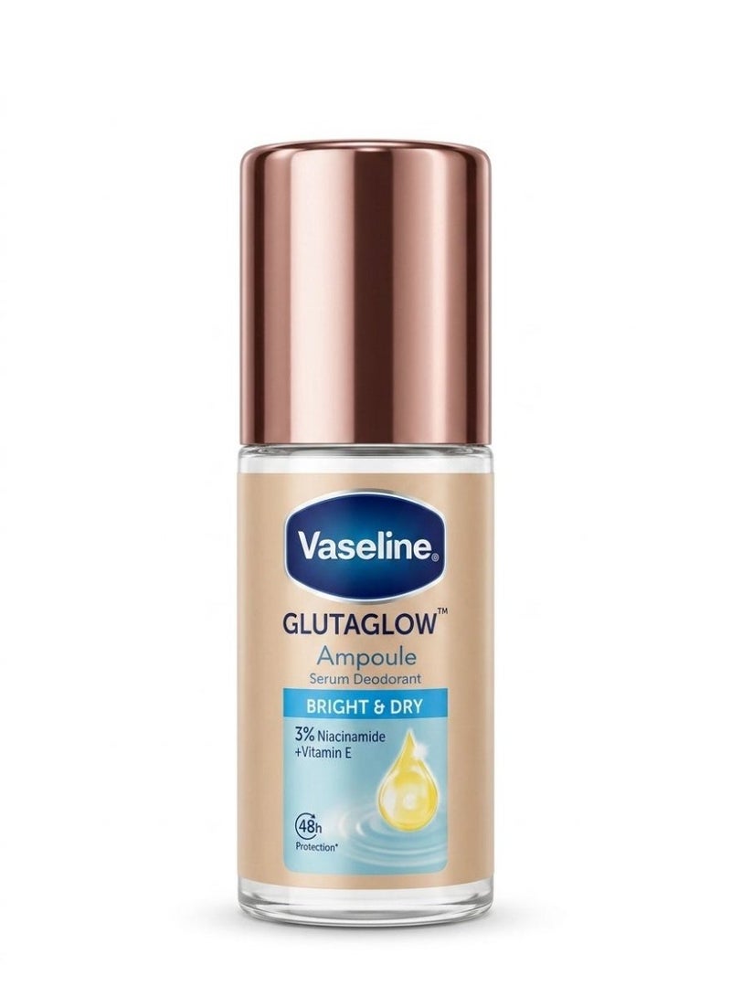 Vaseline Glutaglo Ampoule Serum Deodoant Bright & Dry 45 Ml - Image 1