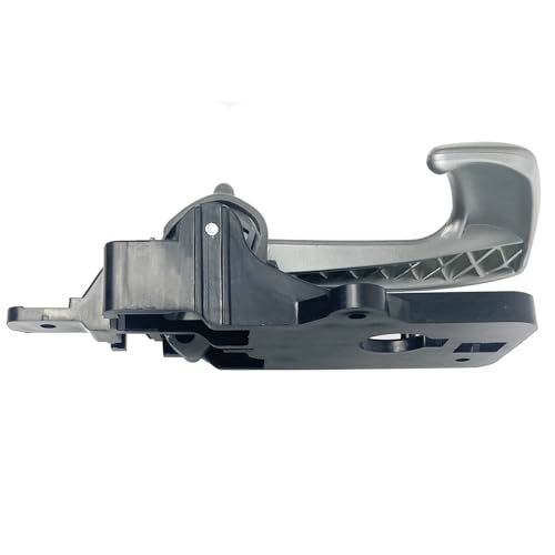 Cheriezing Left Side Interior Door Handle Compatible with 2007-2012 Santa Fe - Black House + Silver Lever + Gray Knob 1 Pcs - Image 4
