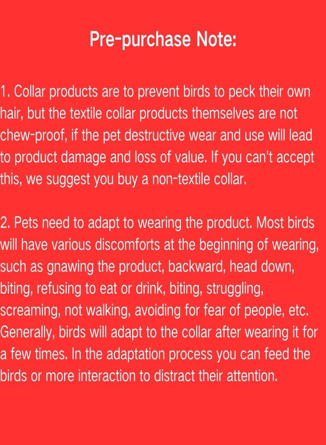 Barn Eleven Bird Collar Anti Bite Elizabethan Recovery Cone, Parrot Neck Protector for Feather Plucking, Bird Neckwear Full Body Shield for Parakeet Color Randomly (Cockatoo) - Image 2