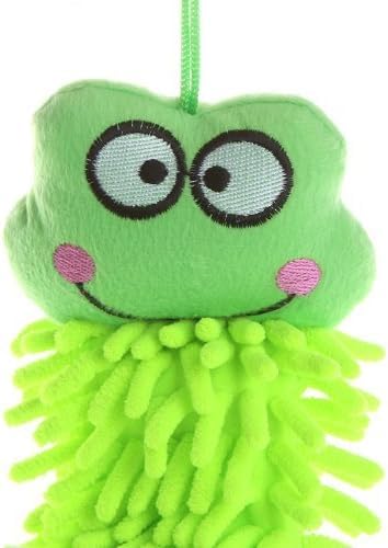 MRIYA Microfiber Soft Hand Towels,Funny Cartoon Animal Quick Drying Hand Towel with Hanging Loop for Kitchen and Bathroom (1) - Image 4