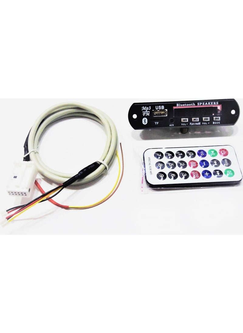 Autoline Usb-Bluetooth-Aux 12 Volt for Peugeot Rd4 Tapes 