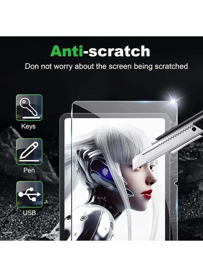 ريد ماجيك واقي شاشة ريد ماجيك  Gaming Tablet 3/5 Pro (ASTRA / ASTRA 2) بصلابة 9H لمقاومة فائقة للخدوش والتآكل اليومي عالية الوضوح للحفاظ على جودة العرض الأصلية زجاج مقوّى بمعالجة مضادة للكسر - Image 4