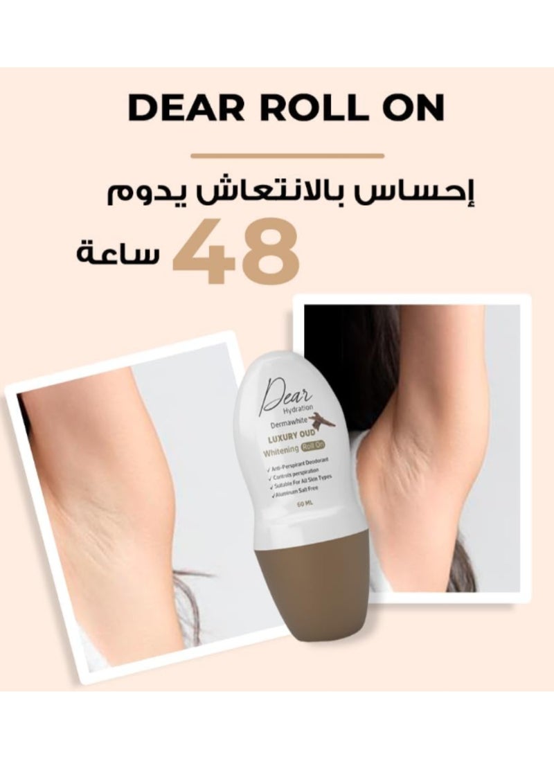 DEAR - Dear Whitening Roll on With Luxury Oud 60 ml 1+1 Deodorant - Image 1