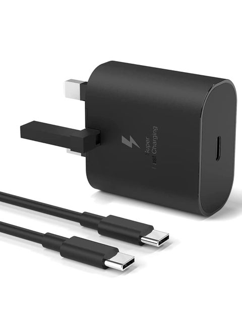 25W Fast Charger Type C for Samsung Galaxy A15, A55 5G, A54, A35, A34, A25, A05, S24, S23, S22, S21, S20, Z Fold5, Z Flip5 Tablet USB C Super Charge Adapter Plug