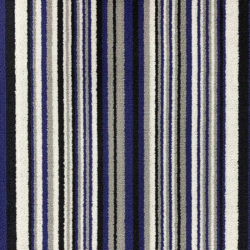 Status Contract Status Stripes Persian Bedside Runner Carpet Rug Anti Skid Backing for Home/Kitchen/Living Area/Office Entrance (Blue) - Image 4