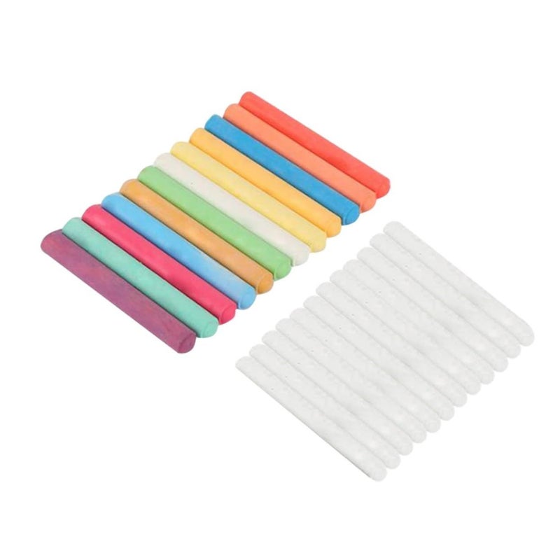 24pcs Non Toxic Water Based Chalk Pens For Kids Art Supplies 12 Colors - Image 2