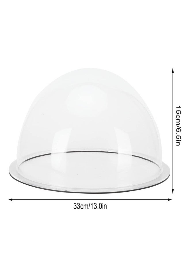 EVTSCAN Dog Fence Window Transparent Acrylic Dome Pet Window Semicircle Pet Peeping Accessory 33cm Diameter for Dog Cat - Image 2