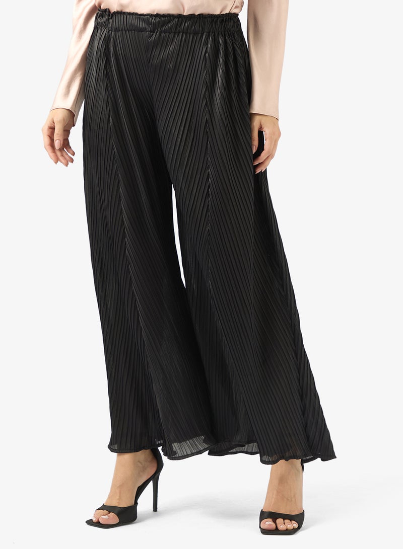 ايلا بنطلون بنقشة مجعدة - Image 1