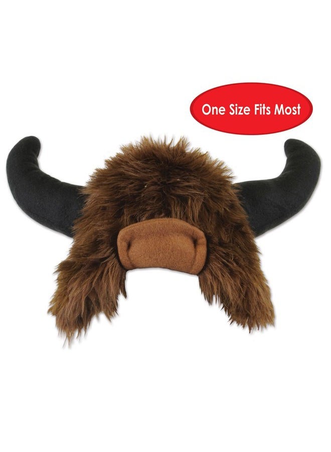 Beistle Plush Buffalo Hat - Image 3