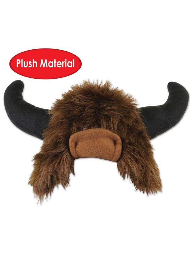 Beistle Plush Buffalo Hat - Image 4