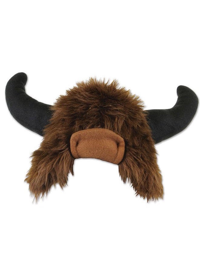 Beistle Plush Buffalo Hat - Image 1
