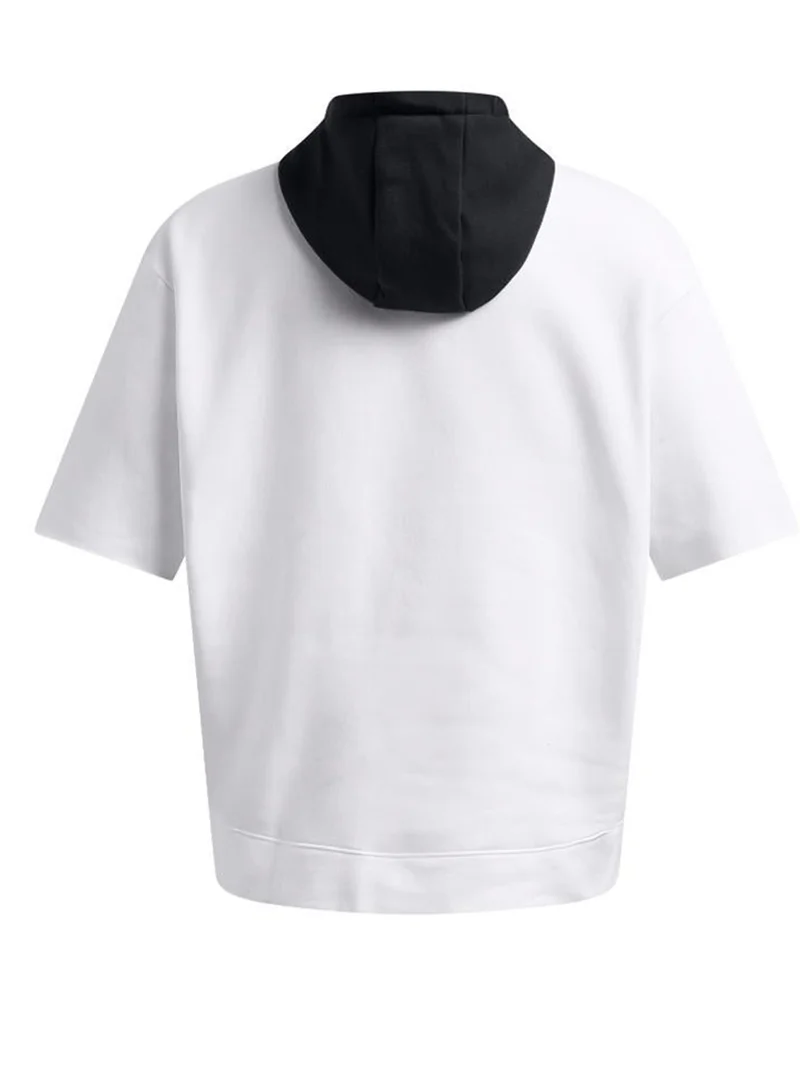 اندر ارمور Project Rock Icon Fleece Short Sleeve Hoodie