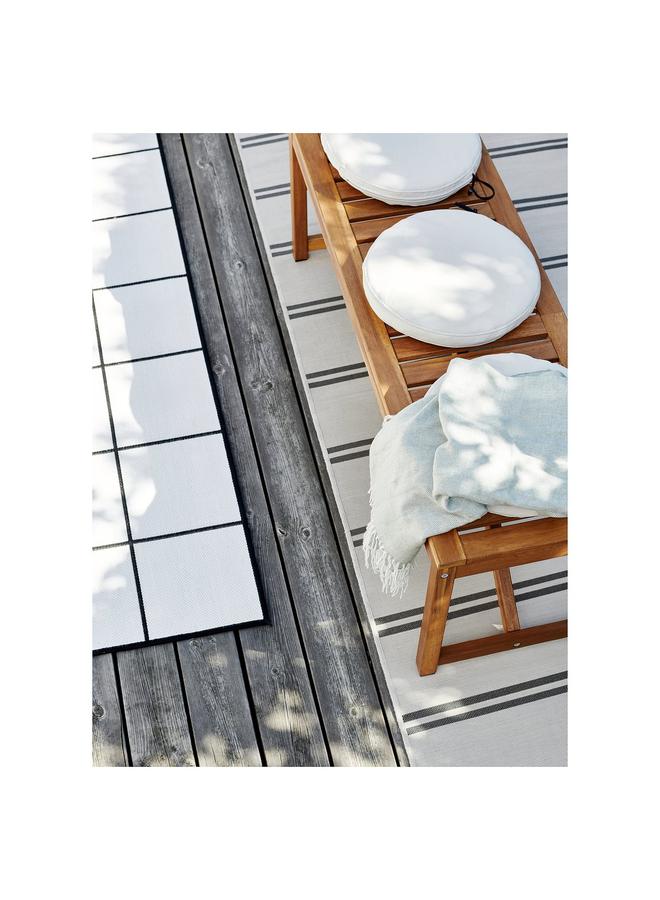 Bench, Outdoor, Light Brown Stained, 120 Cm - Image 3