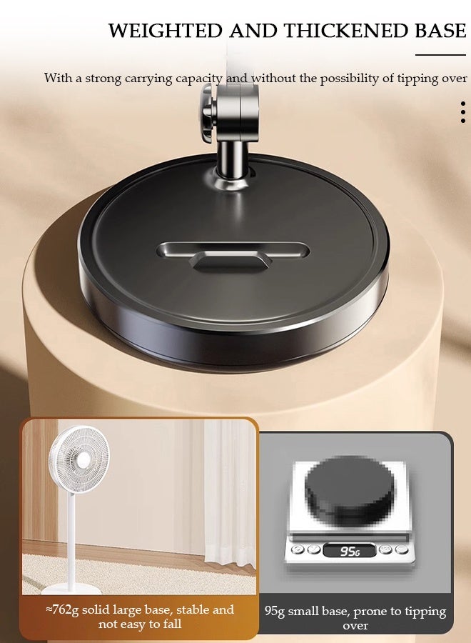 DUNISO Cell Phone Stand for Desk,Adjustable Mobile Phone Stand, Heavy Duty Aluminum Overhead Tripod,Desktop Lifting, Adjustment, Multi-Function Photography, Video Live Broadcasting, and Drama Chasing - Image 4