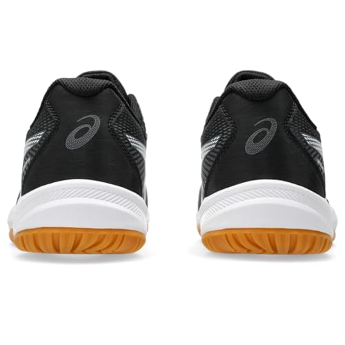 ASICS Men's Upcourt 6 Volleyball Shoes, 9.5, Black/White - Image 5