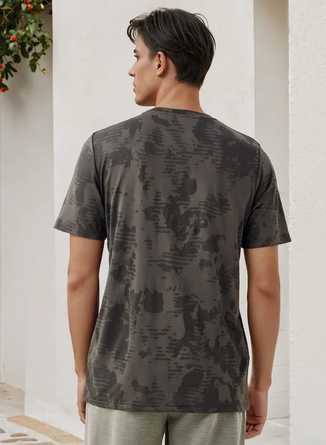 Kappa  Kappa Textured Performance T-shirt for Men | Best Price UAE