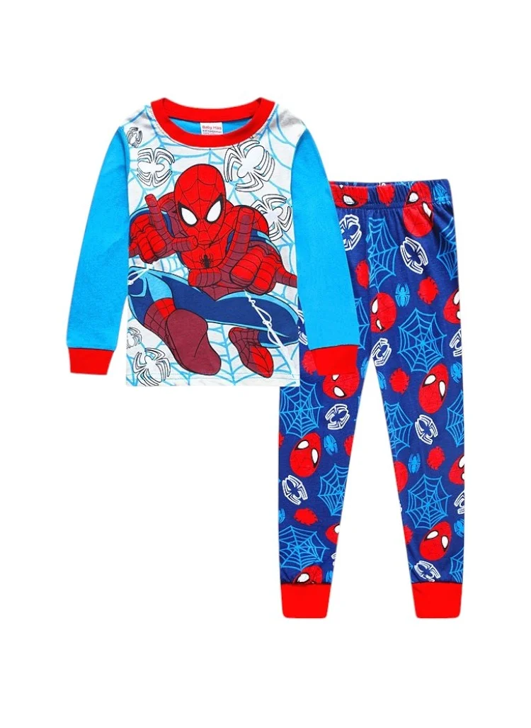 D'Daniela Daniel - Boys' Little Spidey Snuggles Pajama Set - Long Sleeve