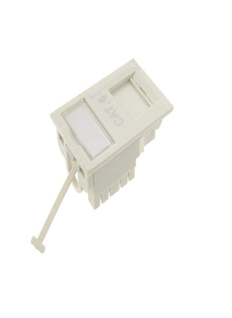 DKURVE - Divine Floor Box Keystone Cat6 Low Profile Network 6C Modular jack  Pack Of 5 - Image 1