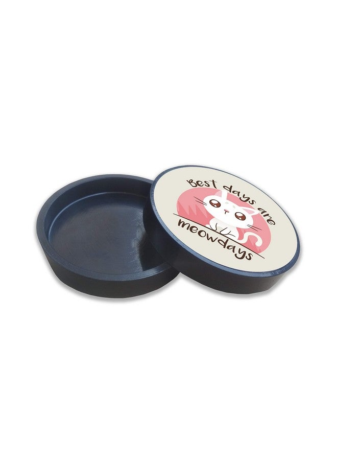 Tinywalk New cat plusy Coaster Wooden Printed Coaster (4X4) inch Set of 4 Pieces - Image 3