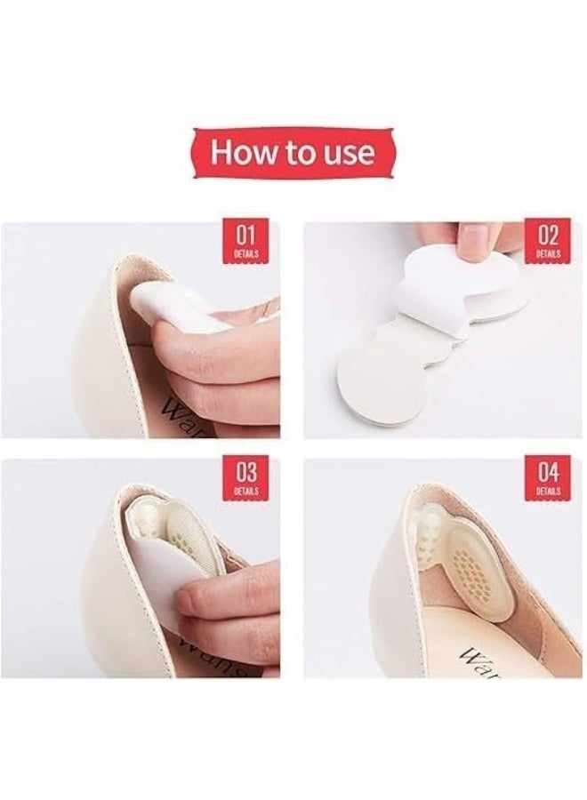 وسادات سيليكون لراحة الكعب العالي – تصميم الفراشة – قطعتان – تمنع الاحتكاك والبثور وتمنح ثباتًا مريحًا - Image 2