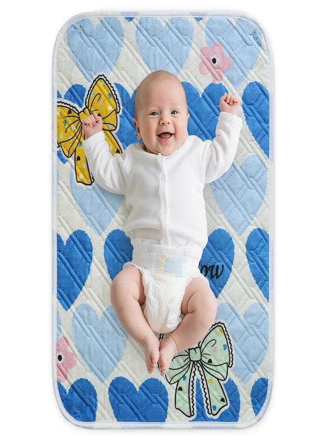 Bnditeu Diaper Changing Pads for Baby, Portable Change Mat, 3Layers Waterproof Change Pad Foldable Absorbent Mats for Women, Reusable Incontinence Underpads for Patient 20''x27.5'' - Image 1