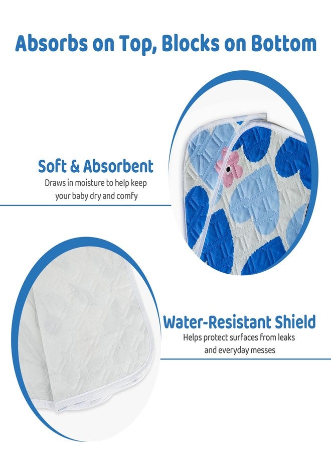 Bnditeu Diaper Changing Pads for Baby, Portable Change Mat, 3Layers Waterproof Change Pad Foldable Absorbent Mats for Women, Reusable Incontinence Underpads for Patient 20''x27.5'' - Image 5