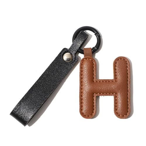 Hoheng Initial Keychain Car Keychain for Car Keys Leather Bag Charm Initial Letter Purse Charms Women's Keyrings & Keychains - Image 1