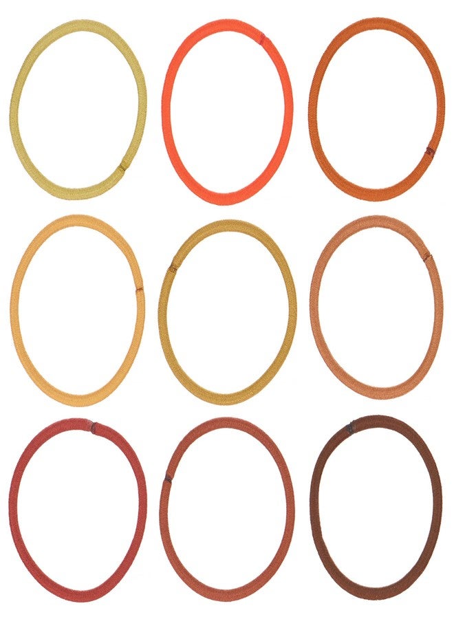 Expressions 216-Piece Elastics Value Pack: 4mm Earth Tones/Neutral Colors Hair Ties, No Metal Ponytail Holders for All Hair Types Including Thick and Curly - Image 2