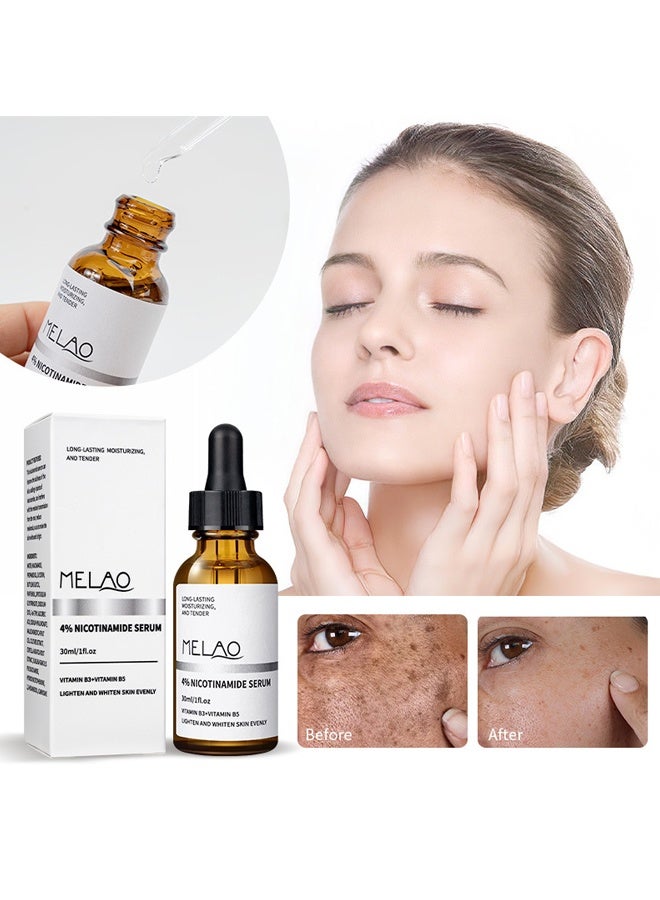 ميلاو 4٪ نياسيناميد سيروم نقي فيتامين B3 سيروم مرطب ومفتيح للوجه - Image 2