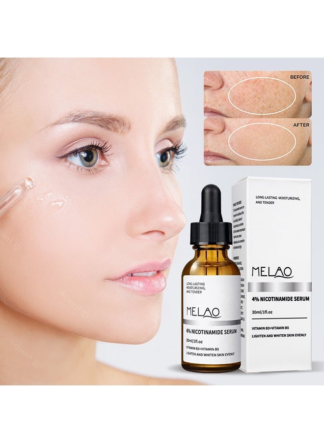 ميلاو 4٪ نياسيناميد سيروم نقي فيتامين B3 سيروم مرطب ومفتيح للوجه - Image 3