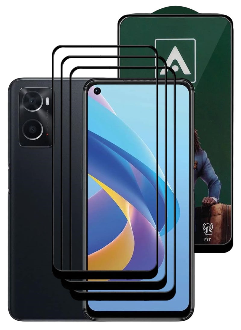ACLIX 3 Pieces Antistatic ESD Dustproof Premium Quality High Definition Tempered Glass Screen Protector Designed For Oppo A76 - Image 1
