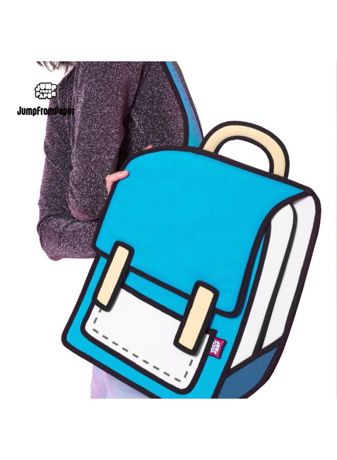 Jumpfrompaper [new Year Gift] Anime 2d Manga Universe Bag Backpack Schoolbag Gift, Sky Blue