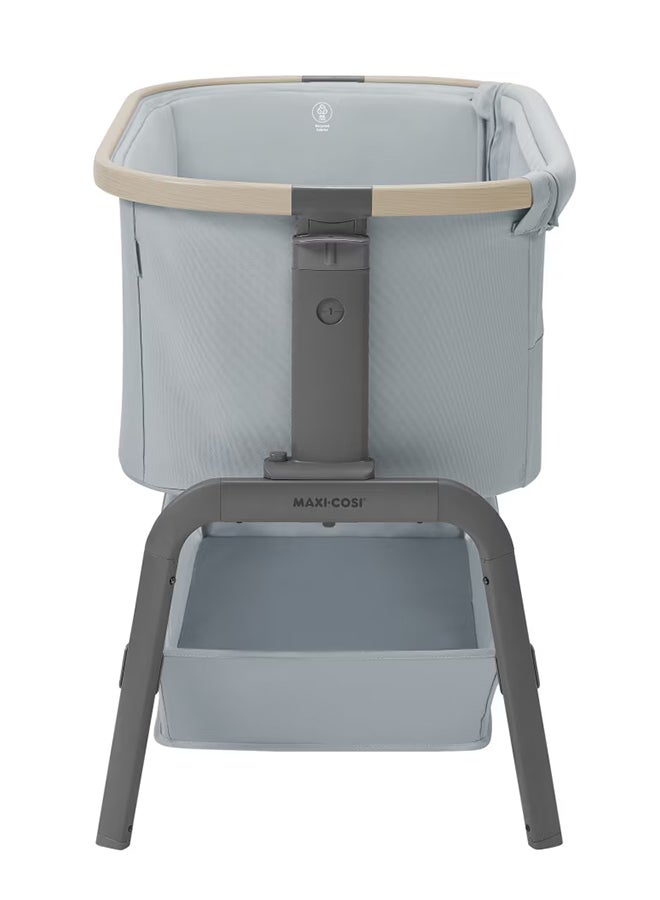 Maxi-Cosi Iora Co-Sleeper, Infant Bedside Sleeper Crib, Large Storage Basket, Height Adjustable, 0 - 6 Months, Beyond Grey, 2 Year Warranty - Image 5
