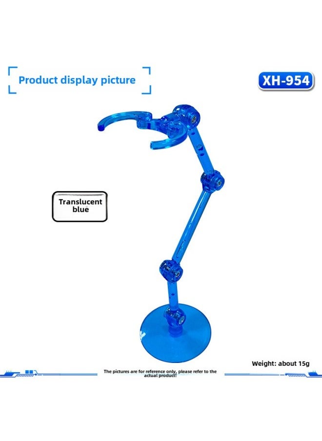 Generic - HG/RG/BB/SDrobot Soul Bracket Clip Waist Suitable For Gundam Model Hand Doll SHF Saint-Color:Xh-954 Bracket: Transparent Blue - Image 1
