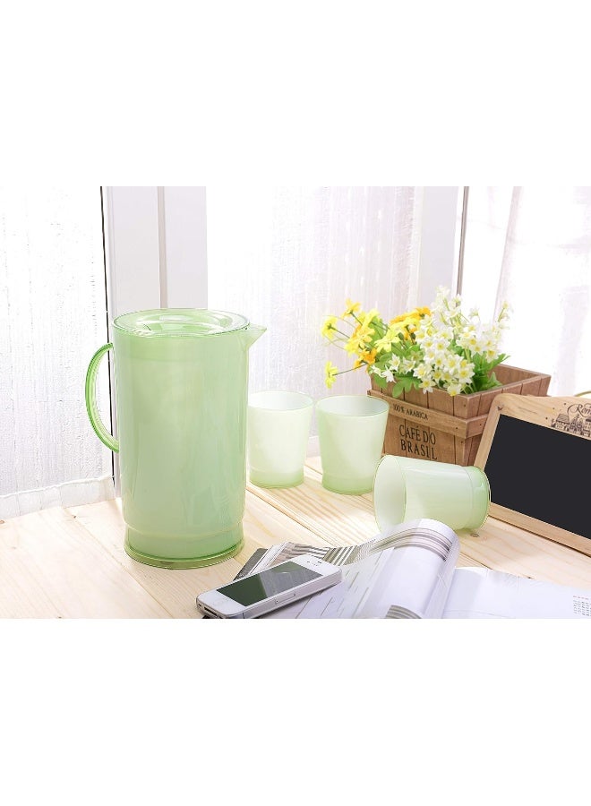 Royalford 4-Piece Glass With Water Jug Assorted Color - Image 2
