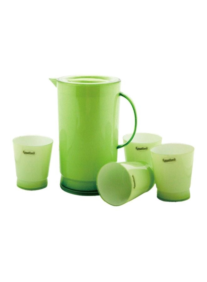 Royalford 4-Piece Glass With Water Jug Assorted Color - Image 1