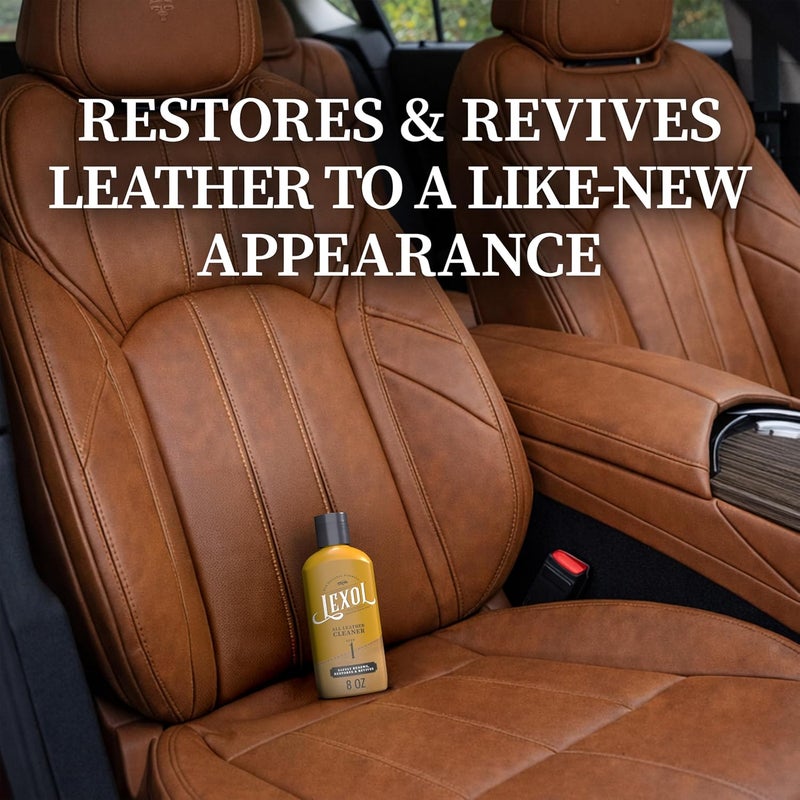 LEXOL All Leather Cleaner for Car Interior, Couches and Furniture, Shoes and Boots, Purses and Handbags, Baseball Gloves and Horse Saddles, and More, 16.9 oz - Image 3