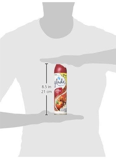 Glade Glade Aerosol Spray Air Freshener Apple Cinnamon Pack of 3  - Image 2