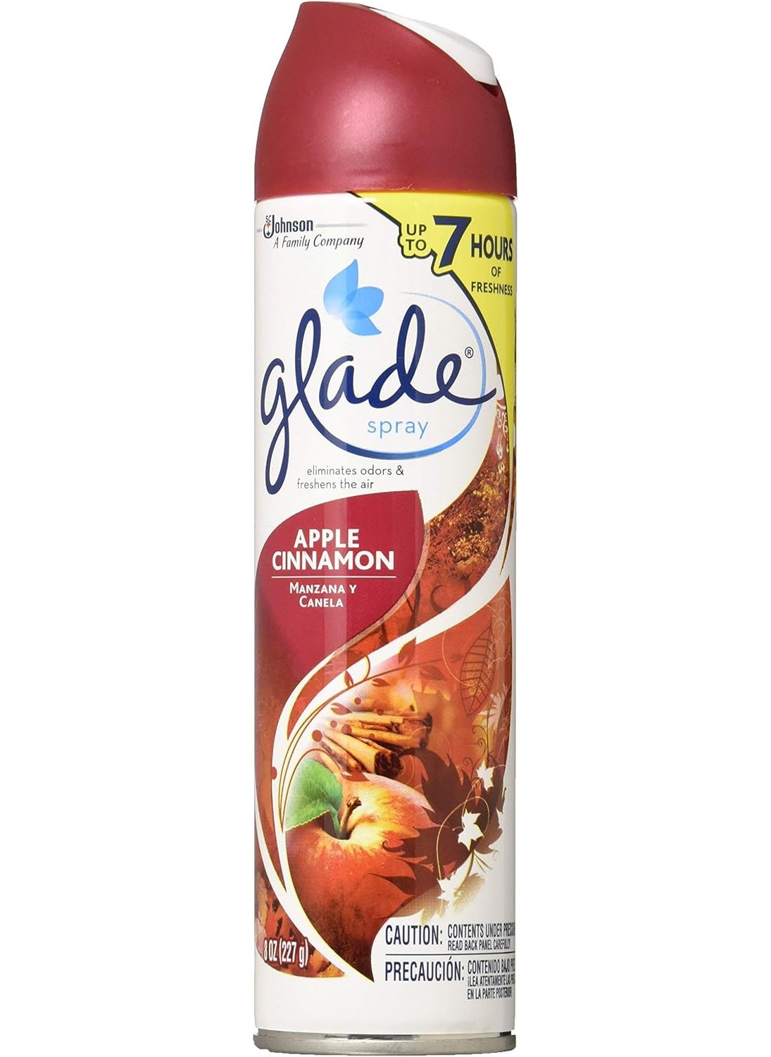 Glade Glade Aerosol Spray Air Freshener Apple Cinnamon Pack of 3  - Image 1